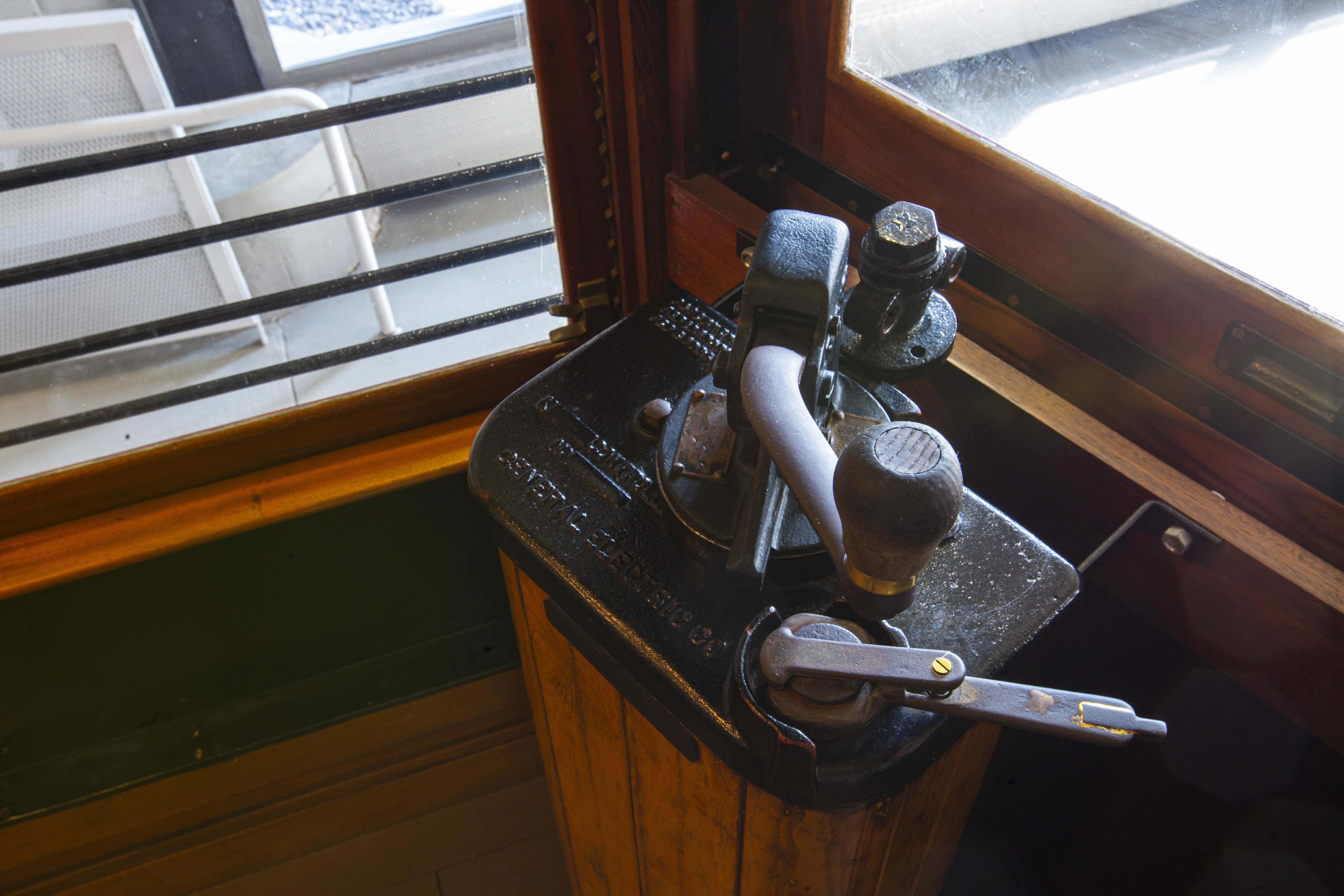 Photograph of Reading No. 506 Motorman's Controller, 2020 by Chris Balton.